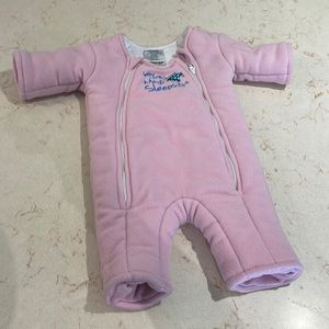 Baby Merlin’s magic sleepsuit pink SZ small
